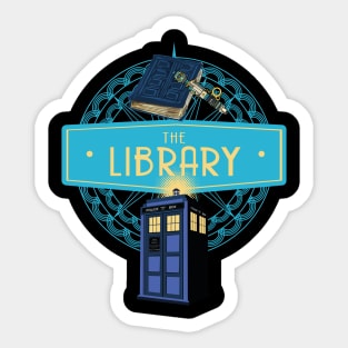 SILENCE IN THE LIBRARY Sticker